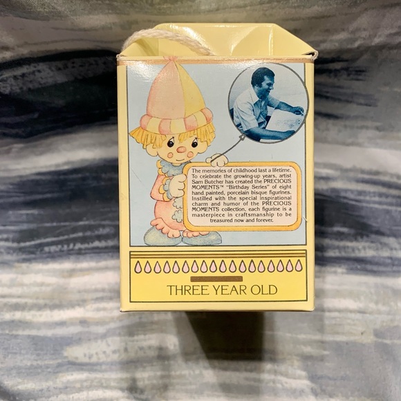 Precious Moments Birthday Train Year 3 Pig - Picture 6 of 9